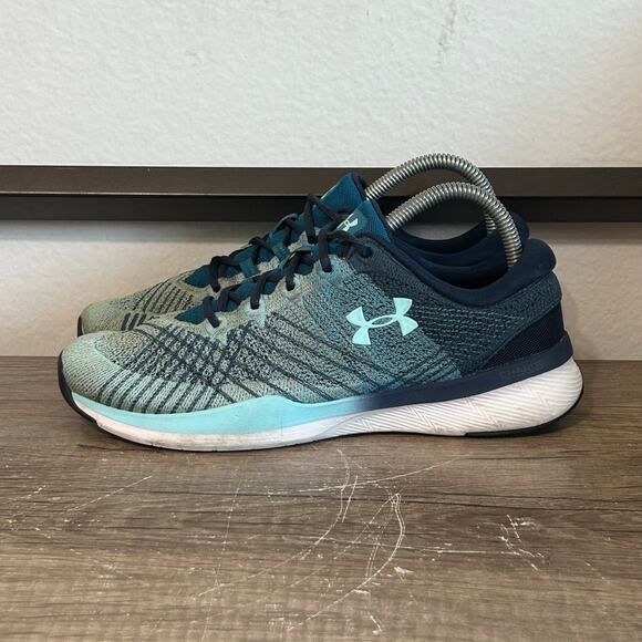 Under Armour Threadborne TR Women’s Training Shoes Sneakers Size 8 Blue - Picture 1 of 8